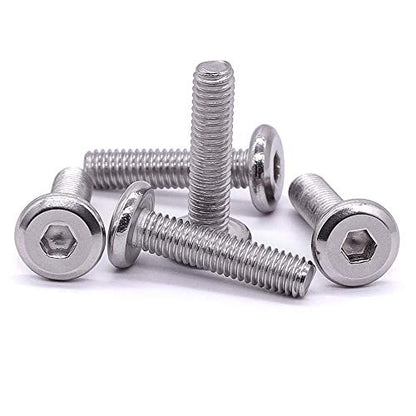 1/4-20 x 1 Hex Socket Head Cap Screws, 304 Stainless Steel 18-8, Chamfered Countersunk Machine Screws for Furniture, Binding, Machinery, Automotive, DIY Projects, 25 PCS - size: 1/4-20 x 1"