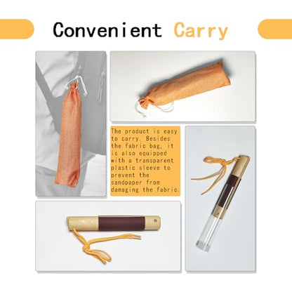 Callus Remover for Hands,Hands & Feet Callus File with 3 Grit Sandpapers (100/180/400), Durable Hand Callus Shaver for Crossfit, Climbing, Woodworking,Rock Climbing Gifts