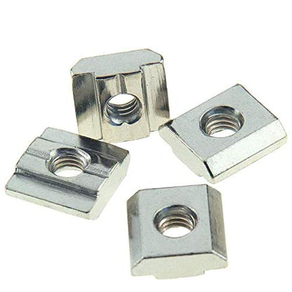 30pcs 3030 Series Sliding T Nuts Metric M8 Thread Slide in Hammer Head T-Nut for Standard 8mm T-Slot Aluminum Extrusion Profile （3030 Series M8） - size: 3030 Series M8