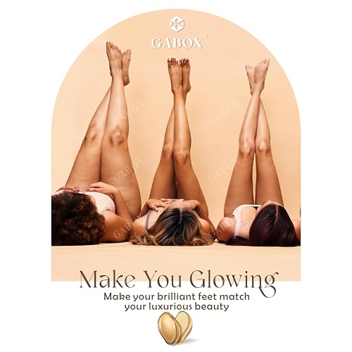 GABOX Nano Glass Pro Foot File, Feet Callus Remover, Dead Skin Exfoliator | Heel & Foot Scrubber, Pedicure SPA Tool for Women & Men, Removedor de Callos en Los Pies, Crystal Gold - style: Crystal Gold