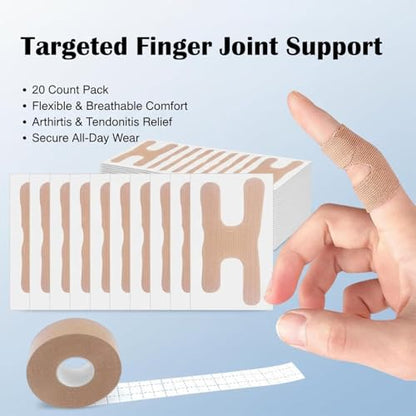 Finger Tape Elastic Finger Bandage Protective for Climbers Trail Runner and Fitness Enthusiasts