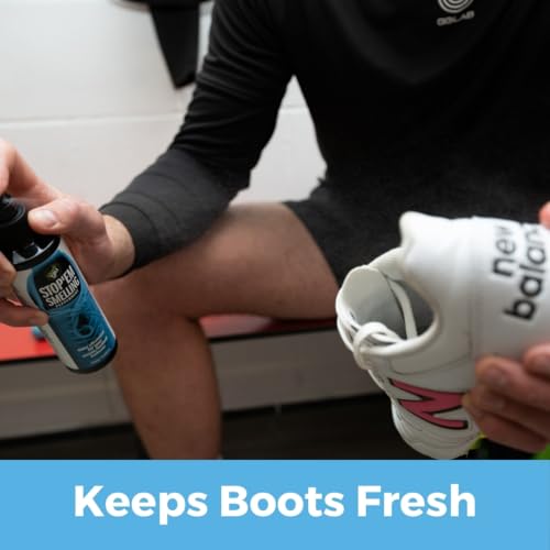 Glove Glu Clean Kick Foam for cleaning soccer boots - size: 8 Fl Oz (Pack of 1), style: Stop'em Smelling Peppermint