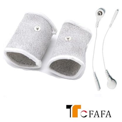 E-stim Adjustable Fabric Silver Thread Conductive Loop Accessories for Tens Stim Finger Massager Accessories
