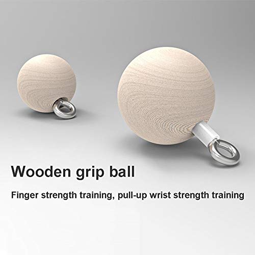 AGYH Wall-Mounted Horizontal Bar, Home Pull-up Wrist Strength Training Finger Grip Ball, Rock Climbing Equipment, Load 200kg, Black/Silver - color: Silver