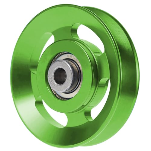 Aluminium Alloy Gym Pulley 90 mm，2‑Pack / 4‑Pack / 6‑Pack - color: Green