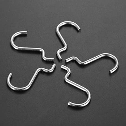 dophee 10Pcs Metal Pegboard Hook Tool Storage Organizer Hooks, 1.38"x1.22" | Wall Display Hammer Punches Scissors Tool Organizer Pegboard Garage Shop Storage Plier Holder Jewelry Hanger Peg Hook