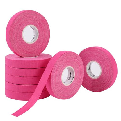 Bighorn Athletics Finger Tape, Female Climber Tin, 0.5"x45ft, 8Rolls, Pink | Climbing tape with retro design tape holder for tension support & bouldering. EZ tear, strong adhesive, residue-free. - color: Pink