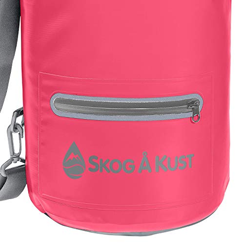 Skog Å Kust DrySak Roll Top Waterproof Bag, 5, 10 & 20 Liter - color: Pink, size: 20 Liter