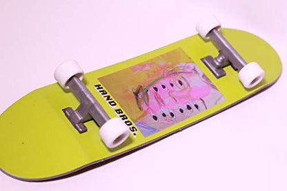 HANDBROS Handboard Skateboard 27cm 10.5 inch Tech Large Finger Toy Board W/Grip