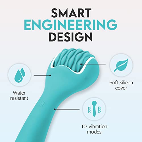 Scar Tissue Massager for Post-Surgery Recovery, Silicone Ice Massage for Post-Surgery Incision Swelling and Soreness, Vibrating Joint Roller for Improved Range of Motion Designed by Physical Therapist