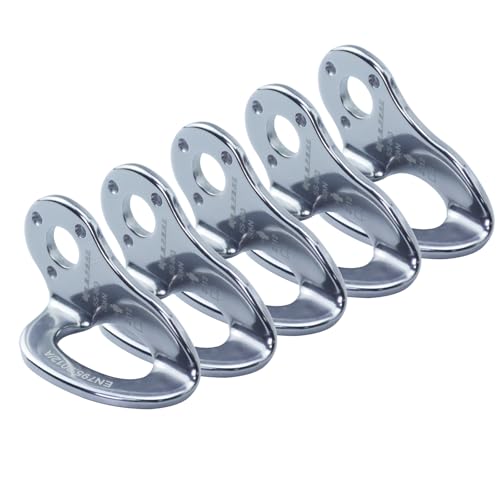5pc/10pc 30KN Climbing Bolt Hanger, Rock Climbing Anchor for 12 mm / 3/8" Bolt, Stainless Steel Climbing Anchor Bolt, for Climbing Rappelling Rescue