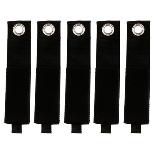 5PCS Pack Securing Belt Reinforced Nylon Binding Strap Perfect for Outdoor Activity and Stable Equipment Stabilization Strong Polyamide Belt - color: 50x435mm