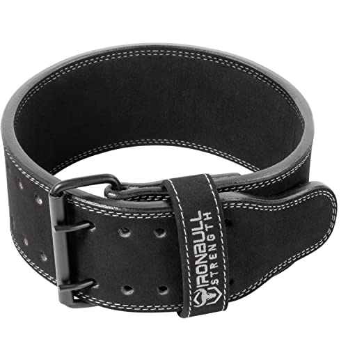 Powerlifting Belt - IPF Approved – Weight Lifting Belt 10mm - Prong Weightlifting Belt for Squats, Deadlift, and Bench Press – Lifting Belt Leather 4in for Men and Women – Back Brace for Gym, Workout, Strength Training, Strongmen & Power Lift - color: All