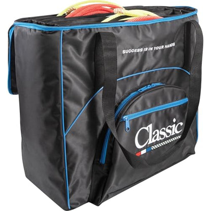 Classic Professional Rope Bag, Black-Blue
