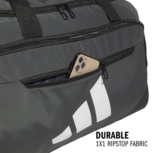 adidas Defender 5 Duffel Bag for Sports, Gym and Travel, Team Dark Grey, OSFA - color: Team Dark Grey/Medium 59L, style: Medium 59l