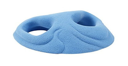 Atomik Rock Climbing Holds Bolt-On Double Hander Pocket in Blue