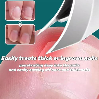 Angled Nail Clippers Heavy Duty Portable Nail Trimmer | Stainless Steel Toenail Trimmer for Kids Adults Seniors Men Women Home Office School Travel Fingernails - color: Green