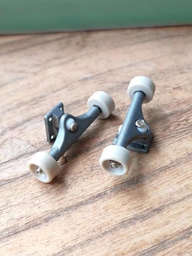 LEEFAI Pro Fingerboard Wheels Handmade Peek Finger Skateboard Wheel- Durable Outdoor Street Bowl Wheels- Measure 8.5x5.0mm
