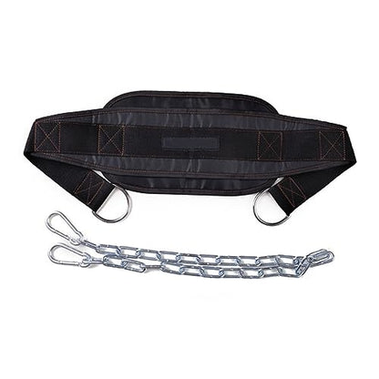 BESPORTBLE Men Pull up Weight Lifting Belt Dipping Belt Chain Heavy Duty Clip Strength Training Endurance