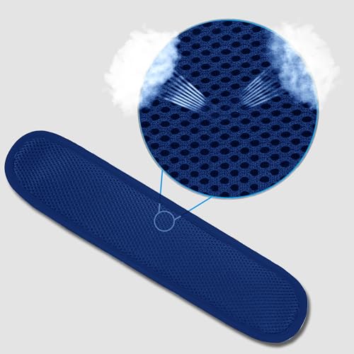 Ultra Thick & Breathable Universal Shoulder Pad Cushion for Bag - Long & Comfort - color: Dark Blue