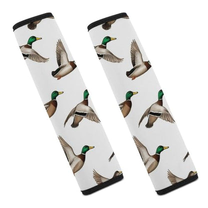 2PCS Cute Mallard Ducks Seat Belt Cover Soft Padded Neck Strap Covers for Kids, All Vehicles, Comfortable Driving - color: Pattern 407