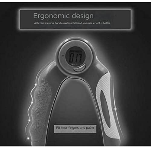 Hand Grip With Electronic Counter Adjustable Gym Equipment Finger Heavy Exerciser For Muscle Recovery Gripper Trainer