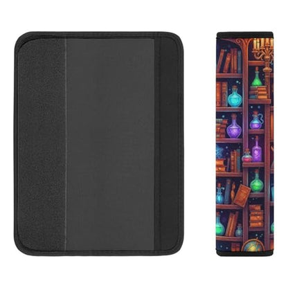 Universal Soft and Comfortable Car Seat Straps Shoulder Pads for Adult Use, Stroller Pushchair High Chair, 2PCS Bookish Readers Librarian Goth Witch Book Harness Pads Strap - color: Pattern 521