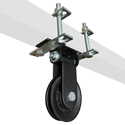 Power Rack Pulley Attachment, LAT Pulldown Machine - Cable & Weight Dual Pulley System for Home Gym Strength Training, Power Racks - color: Style 3