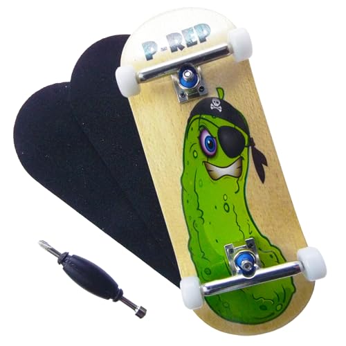P-REP V2 Performance Complete Wooden Fingerboard 34mm - Pickle Pirate - color: Pickle Pirate