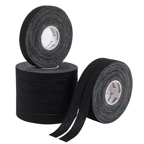 Bighorn Athletics Climbing Finger Tape with Retro Design Female Climber Tin Canister, 0.5-Inch x 45-feet, 8-Rolls, Black - color: Black