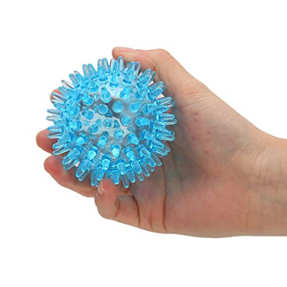 Spiky Massage Ball, Massage Roller Spiky Ball for Hand Wrist Stress Relief (7CM)