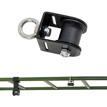 Weight Lifting Pulley Wheel Lifting Rope Pulley Loading 220lbs DIY Attachment Mute Sturdy Pull Down Wheel for Fitness Equipment Accessories - color: Ring Pulley