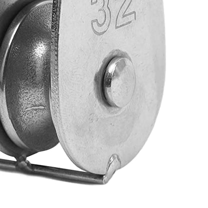 Keenso Dual Strap Block M32 Lifting Block 250 Kg Storage Capacity for The Tent Coating, 2 PCS Double Strap for Family Projects