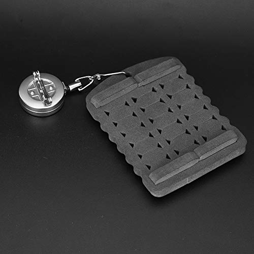 Fishing Hook Storage Foam Board with Expansion Buckle Fly Fishing Bait Hanging Board Accessory for Tackle Box