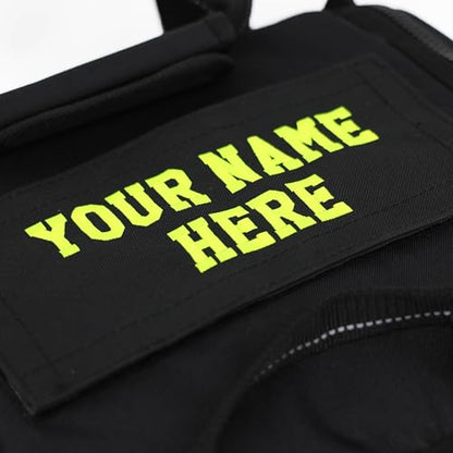 Lightning X Customizable Large EMT Medic First Responder EMS Trauma Jump Bag w/Embroidered Name - BLACK - color: Black