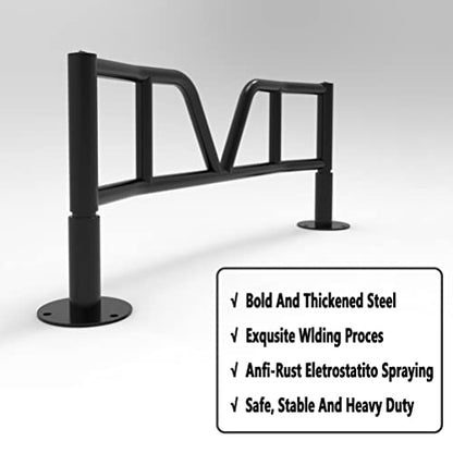 Wall-Mounted Pull Up Bar, Steel Horizontal Bar, Adjustable Distance Wall Climbing Frame Pull-up Bar, Load 300KG