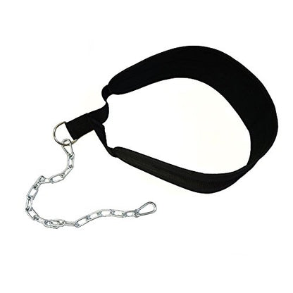 Weighted Dipping Belt with Chain Pull Up Belt Bodybuilding Gym Workout Exercise Bar Pullups for Powerlifting, Weight Lifting, Fitness