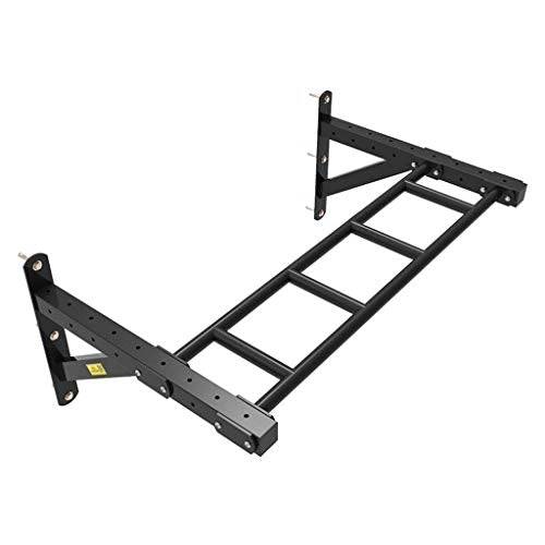 Pull-Up Bars Door Wall-mounted Wall Climbing Indoor Fitness Pull-ups Multi-position Horizontal Bars, 98*63*45cm, Black - size: 98*63*45cm