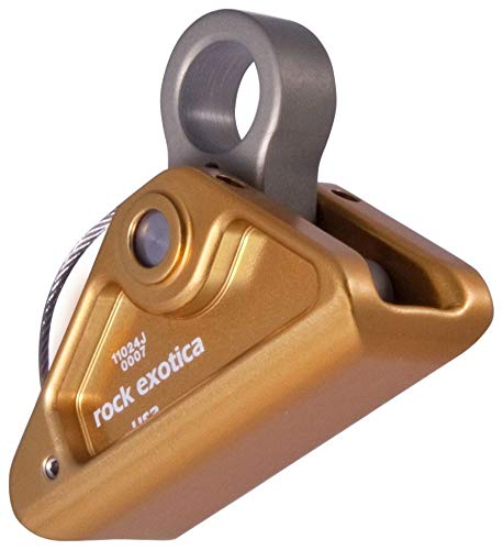 Rock Exotica rockGrab Rope Grab - Lightweight and Durable Rope Grab for Climbing and Rigging – Made in The USA - style: Bronze