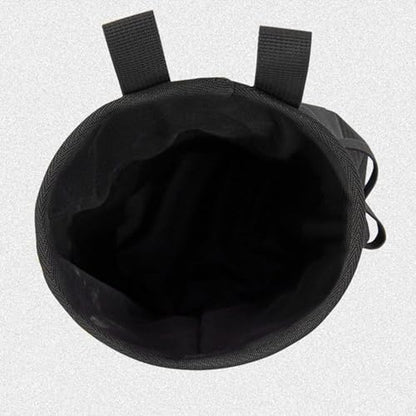 Rock Climbing Chalk Bag with Belt & Zippers Storage Pocket Fitness Gym Weightlifting Bouldering Magnesiums Bag Climbing Chalk