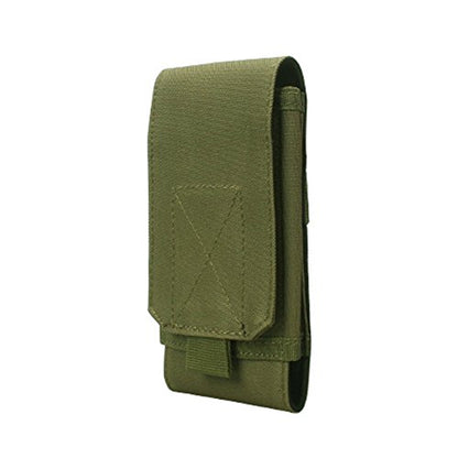 Tactical MOLLE Smartphone Holster, Universal Army Mobile Phone Belt Pouch EDC Security Pack Carry Accessory Kit Blowout Pouch Belt Loops Waist Bag Case for iPhone SE 5S Samsung Galaxy S4 Mini - color: #C (Small)
