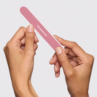Tweezerman Nail Kit with Clipper & 2 Nail Files Tea Rose - color: Tea Rose