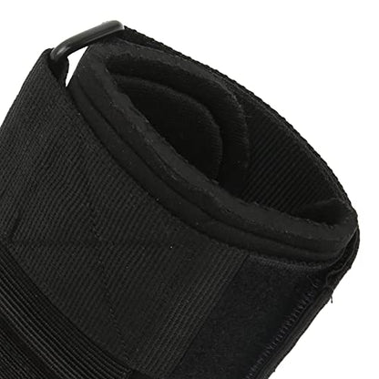 Weight Lifting Hand Grip, Adjustable Fastener Palms Protection Steel Hook Heavy Duty Lifting Grip Anti Slip Versatile Thick Webbing for Workout (Black)