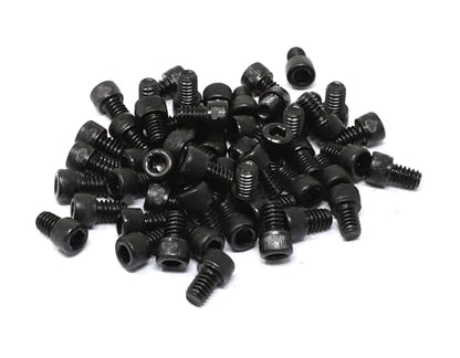 iexcell 50 Pcs 1/4-20 x 3/8" Alloy Steel 12.9 Grade Hex Socket Head Cap Screws Bolts Kit, Black Oxide Finish - size: 1/4-20 x 3/8"