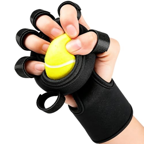 Exercise Ball for Hands Grip Muscle Trainer Ball | Hand Strengthening Gear for Weightlifting Office Rock Climbing Home Fitness Gym Outdoor Workout - color: Yellow