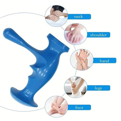 Thumb Saver Manual Trigger Point Massage Tool 3 Legged Massage Knobs Set Stress Pain Relief Muscle Recovery for Full Body 3pcs