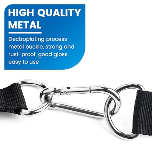 Ultra Heavy Duty Exercise Handles, Cable Handles Gym Equipment Attachment, Double D-Ring Grips, Encrypted Webbing, Blue Edge Design Non-Slip Comfort Grips - color: Blue