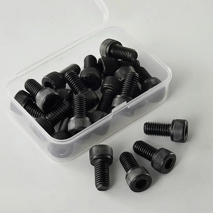 M10-1.5 x 25mm Socket Head Cap Screws, M10x1.5 Bolt, 12.9 Grade Alloy Steel, Allen Socket Drive, Black Oxide Finish, Full Thread, Quantity 10 - size: M10 x 25mm(10PCS)
