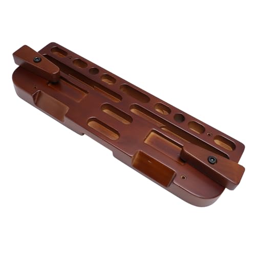 Wooden Rock Climbing Hangboard, Fingerboard for Grip Strength Training, Various Finger Hole Sizes Hangboard with Durable Construction, Ideal for Indoor Outdoor Climbing