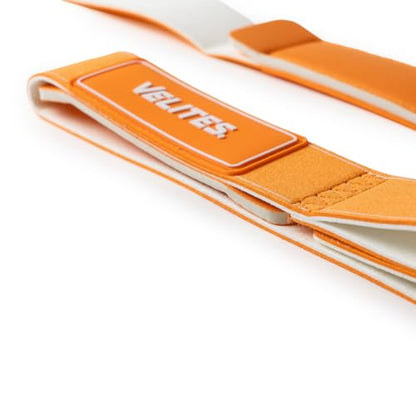 Velites Lumbar Belt for Weightlifting and Weight Training, Orange | Provides support and comfort for squats and deadlifts, heavy loads, avoids interference with ribs and hips.
